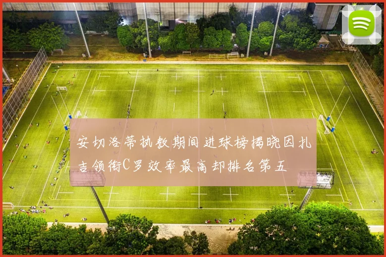 安切洛蒂执教期间进球榜揭晓因扎吉领衔C罗效率最高却排名第五