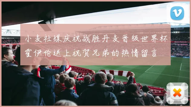 小麦社媒庆祝战胜丹麦晋级世界杯霍伊伦送上祝贺兄弟的热情留言
